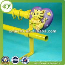 Kids Curtain Rod Finials/Reasonable Price Children Colorful Curtain Rod